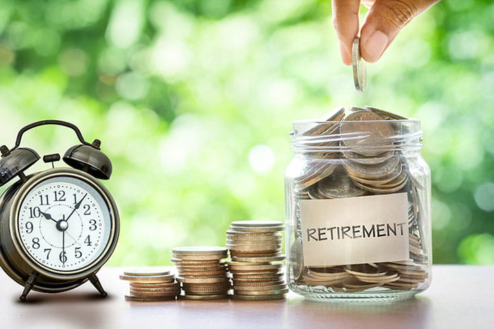 developing an investment strategy by saving money for your retirement goals.